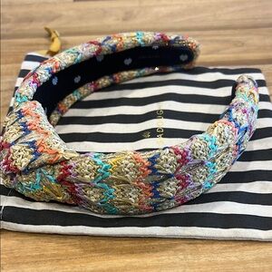Lele Sadoughi Raffia Woven Headband